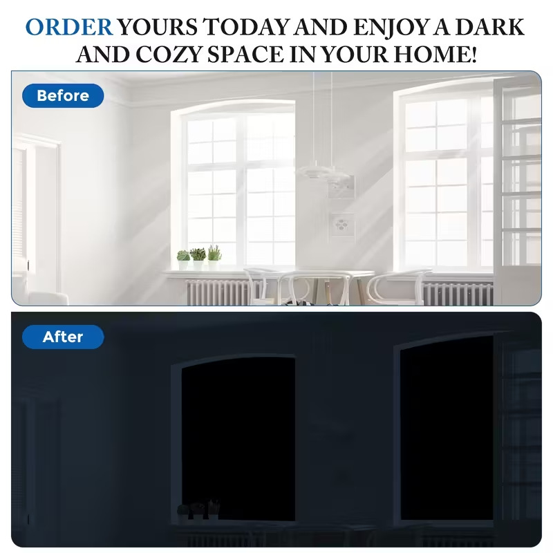 Portable Cuttable Sunshade Curtain For UV Protection