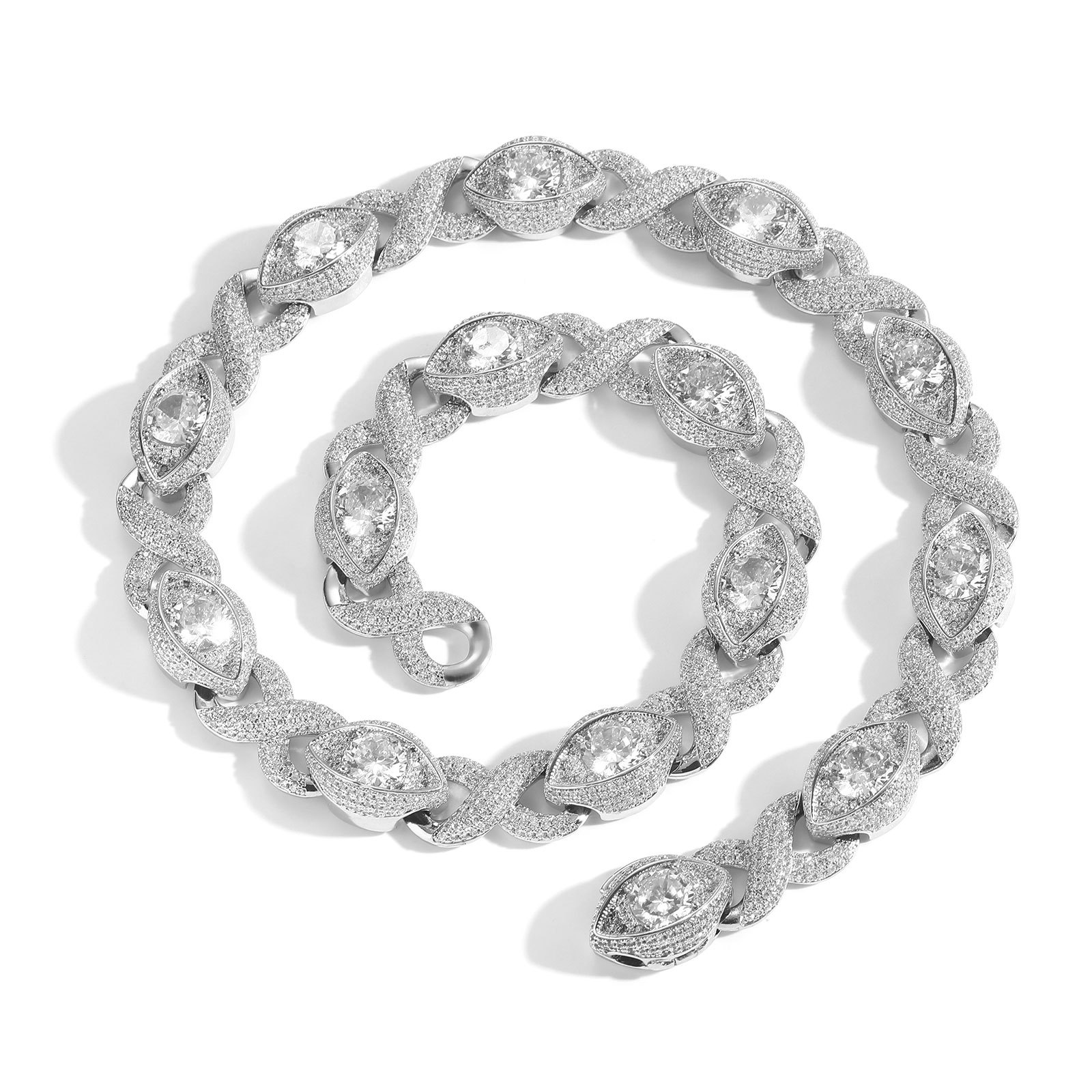 Micro-pave Zircon Personalized Hip-Hop Mens Necklace