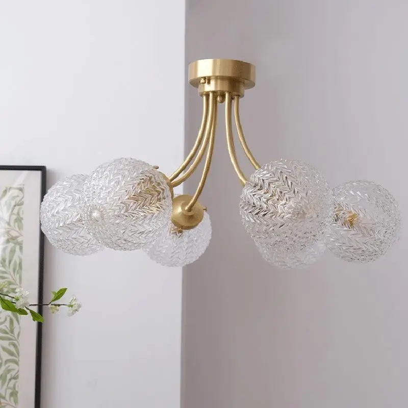 Spherical Glass Pendant Light