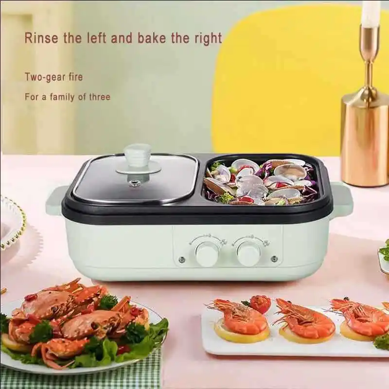 Roast All-in-one Pot Household Multi-functional Cooking Pot Electric Roaster