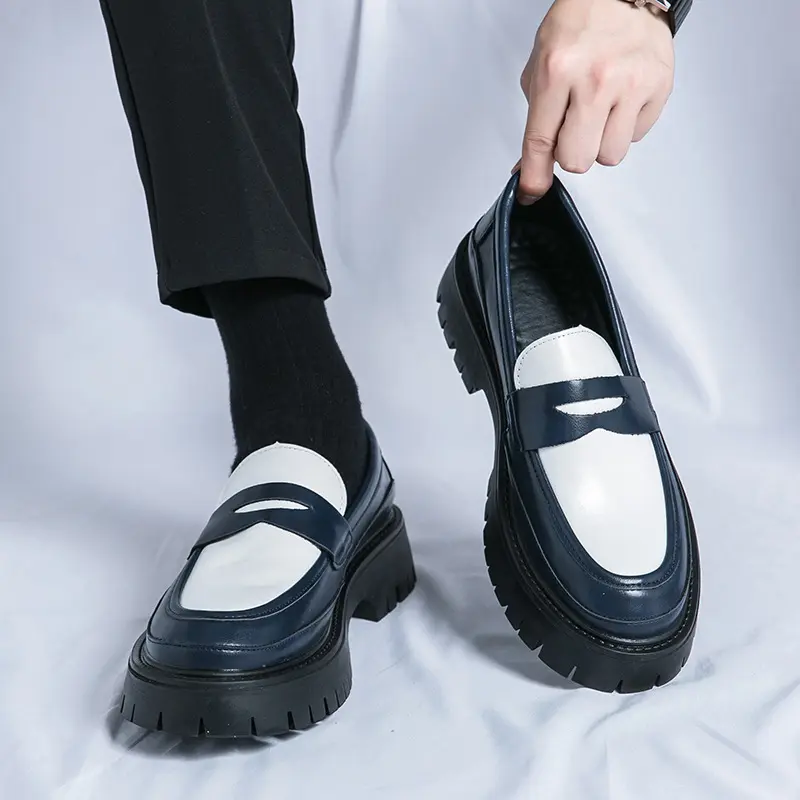 Seasonal Trendy British-style Thick-soled Height-increasing Shoes