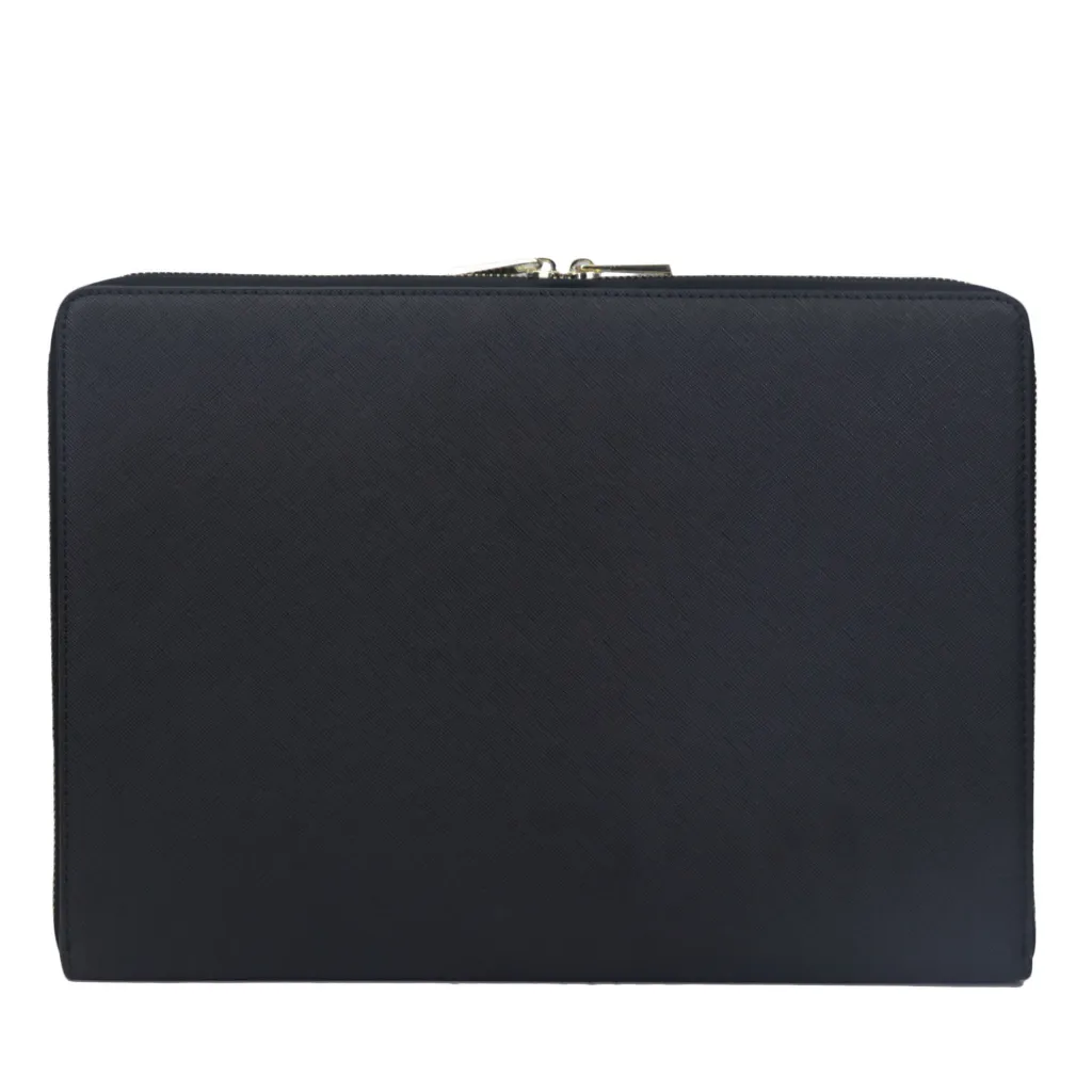 PU Leather Liner Portable Anti-fall Protective Case Clutch - Black