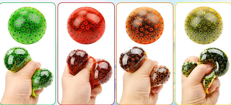 6cm Frog Soft Bubble Bead Ball