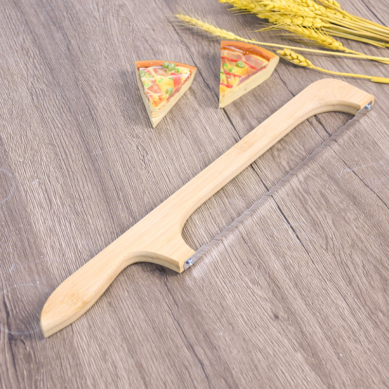 Wooden Bending-resistant Cutting Serrated Bread Knife — foto 2