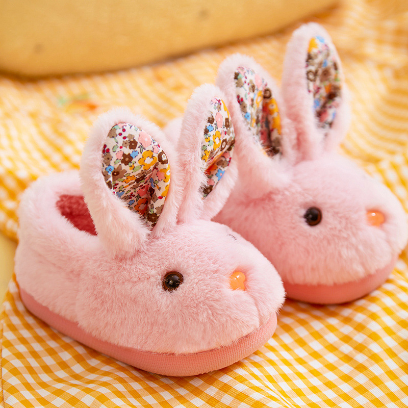 Winter Girls Boys Keep Warm Home Indoor Fluffy Cotton Shoes — foto 4
