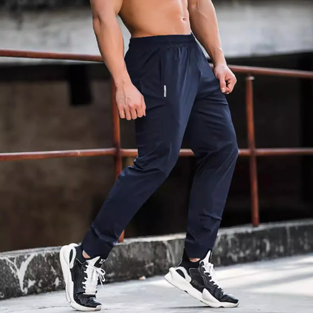 Thin Ice Silk Outdoor Leisure Running Workout Exercise Pants