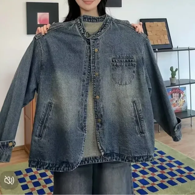 Loose Slim Casual Commuter Blouse For Women Blue - Shop at LoveMi