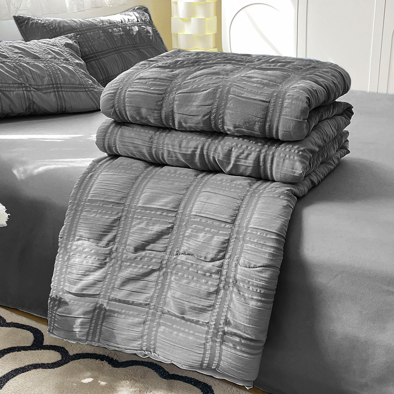 Seersucker Summer Cooling Air Conditioning Bed Summer Quilt