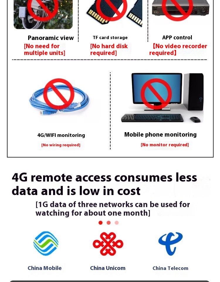 Solar Home Surveillance Camera Dual-screen Outdoor Wifi4g Intelligent Network - Image 11