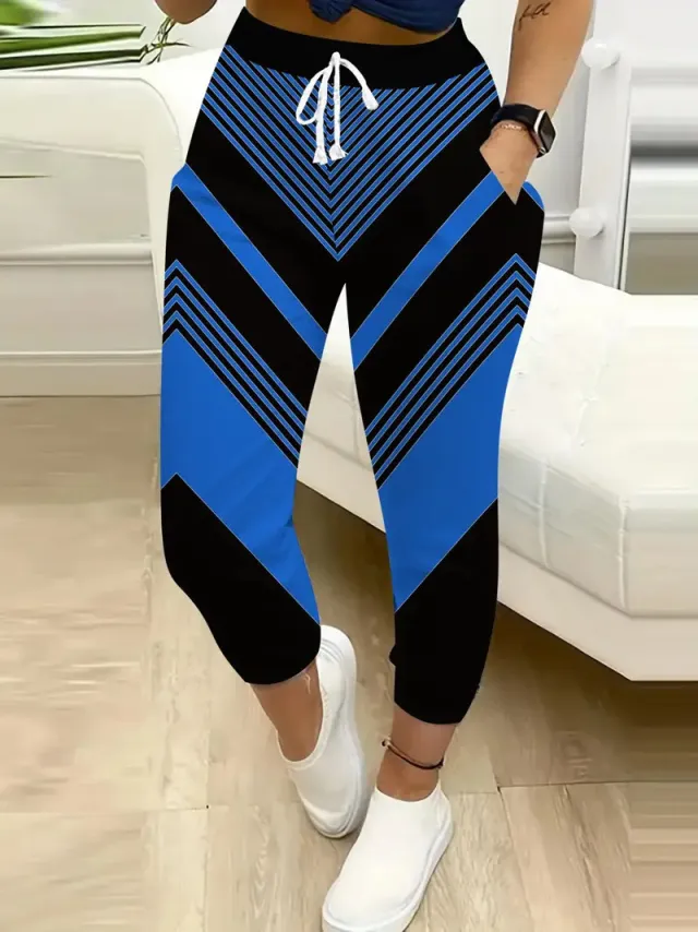 Women's Casual Trousers Lantern Ankle tied Sports Pants Znx240820Ml001Kml001K134 - Shop at LoveMi
