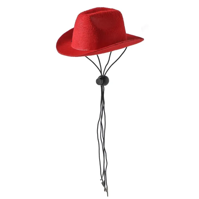 Western Cowboy Style Dogs And Cats Cowboy Pet Hat Red - Shop at LoveMi