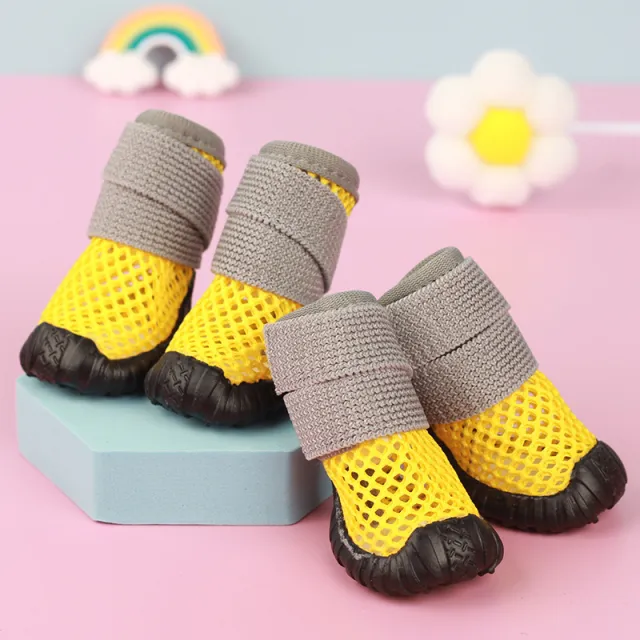 Elastic Soft Sticky No Heel Slippage Shoes Wear resistant 4 Soft Bottom Non slip Lemon Yellow - Shop at LoveMi