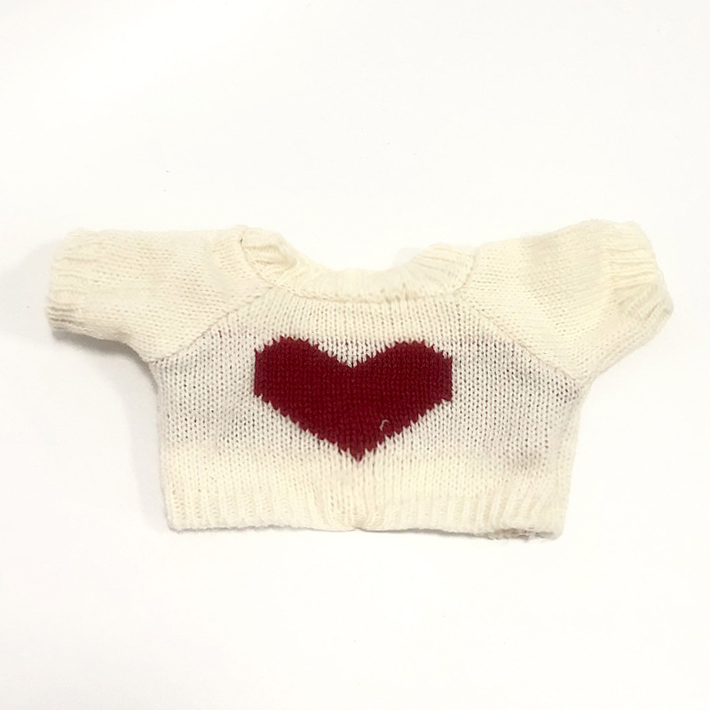 White Large Love Sweater