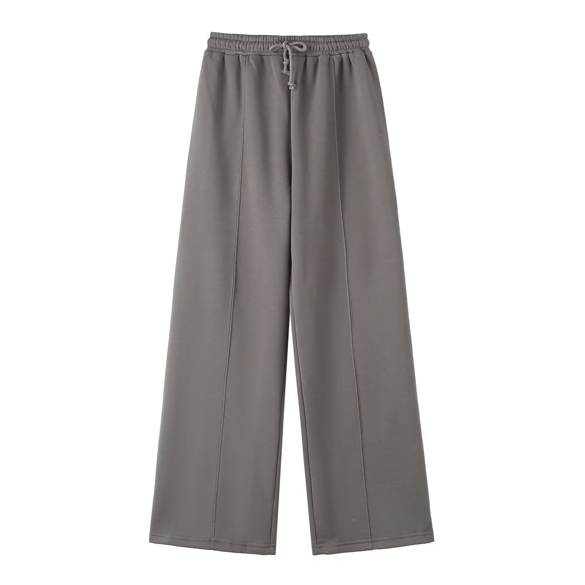 Gray Casual Pants