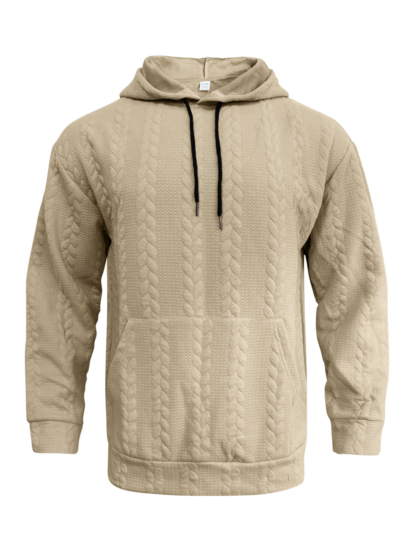 Pullover Hoodie Men’s Cotton Long-Sleeve Slim Fit Sweatshirt