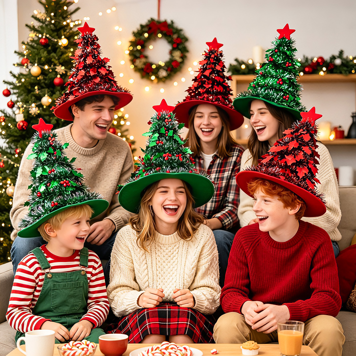 Christmas Tree Decoration Hat Festive Photo Prop