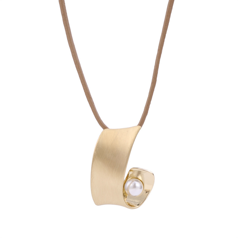 Geometric Necklace Exaggerated Women