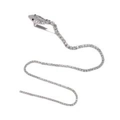Braided Chain Hair Accessories Serpentine Accessories - Serpentine Silver F072720 - View 1