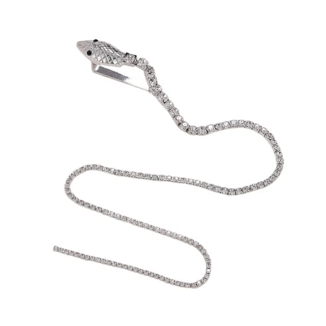 Braided Chain Hair Accessories Serpentine Accessories Serpentine Silver F072720 - Shop at LoveMi
