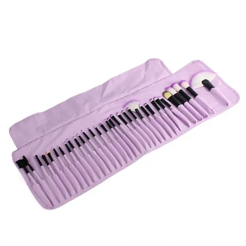 Makeup Brush Set 32 piece Bag Purple - Shop at LoveMi