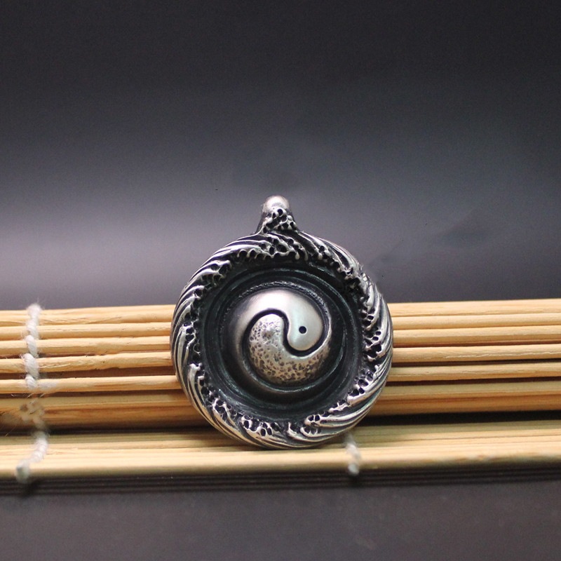 Tai Chi Pendant Vintage Necklace Pendant