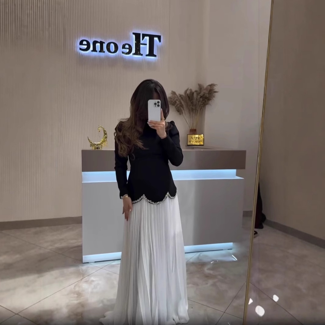 Heavy-duty Irregular Long Skirt Set For Women