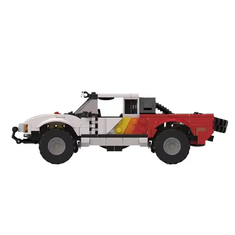 Compatible With Small Particles Diy Assembled Building Block Toys Truck Trolley Model Gift Decoration
