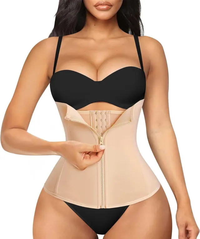 Women's Belly Contracting Sports Fitness Belt Skin Color - Shop at LoveMi