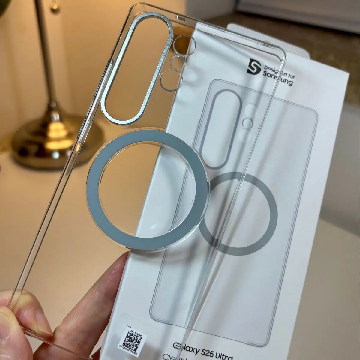 Applicable To S25ULTRA Transparent Three-edge Protective Shell High Transparent Shell