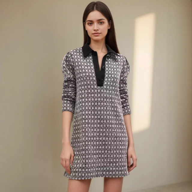 French style Elegant Knit Dress Black - Shop at LoveMi