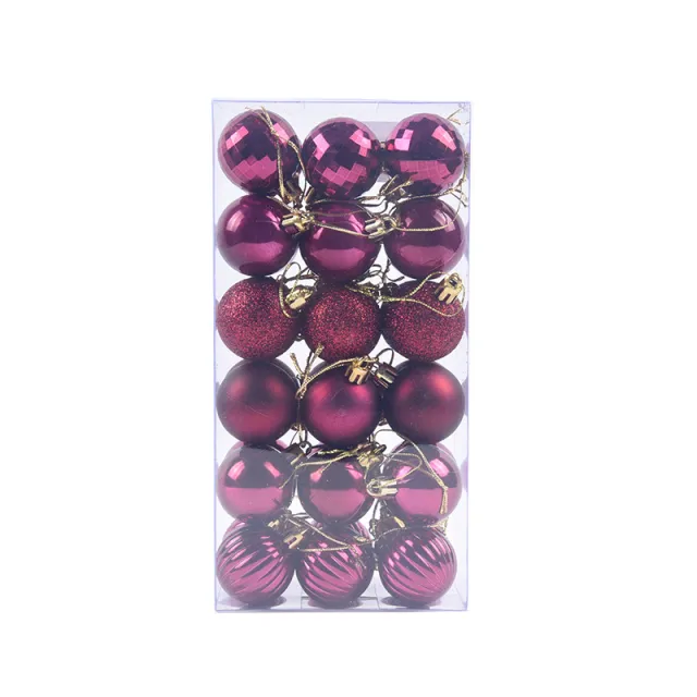 Christmas Color Ball Whole Box Set Purple - Shop at LoveMi