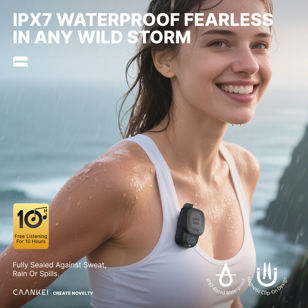 Wearable Outdoor Mini Bluetooth Speaker Sports Swimming Fitness