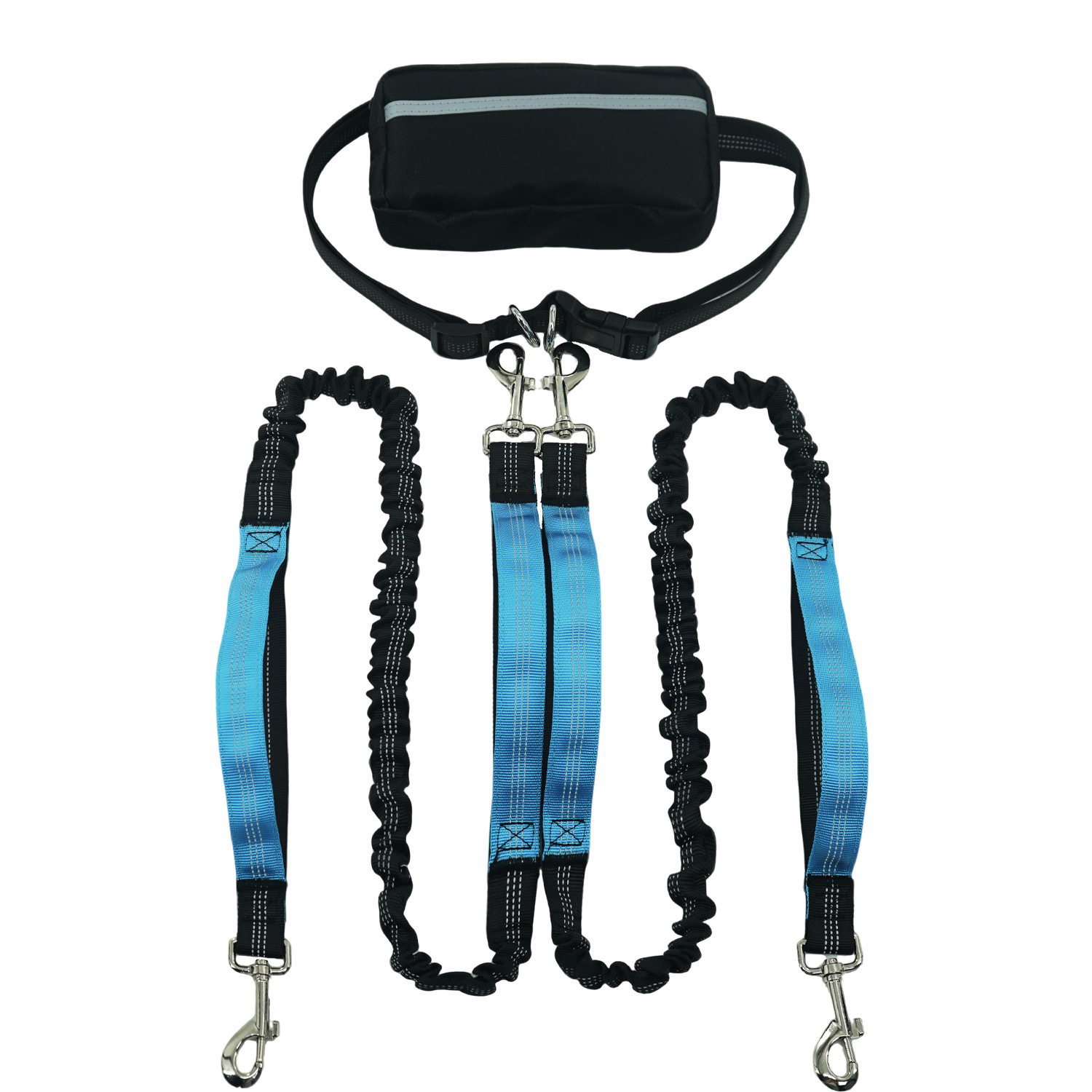 Multifunctional Running Waist Pack With Leash Portable For Dog Walking And Explosion-proof 2