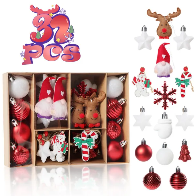 Christmas Kraft Paper Tree Decorative Ornaments Style 2 - Shop at LoveMi