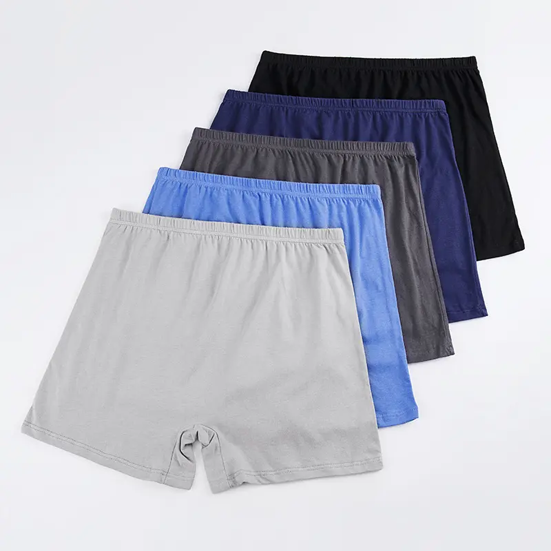 High Waist Plus Size Cotton Underwear Men's