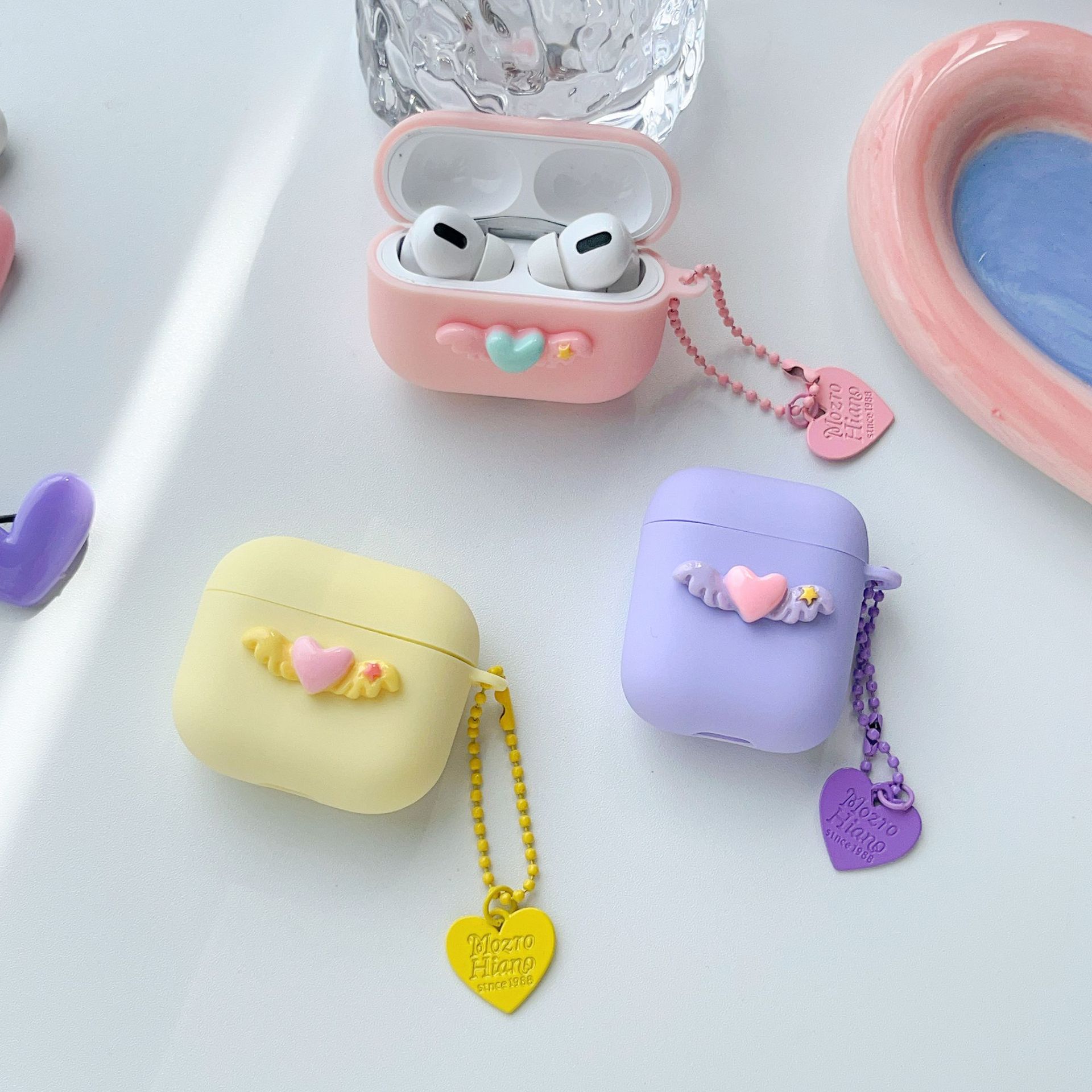Heart Wings Protective Case Headset