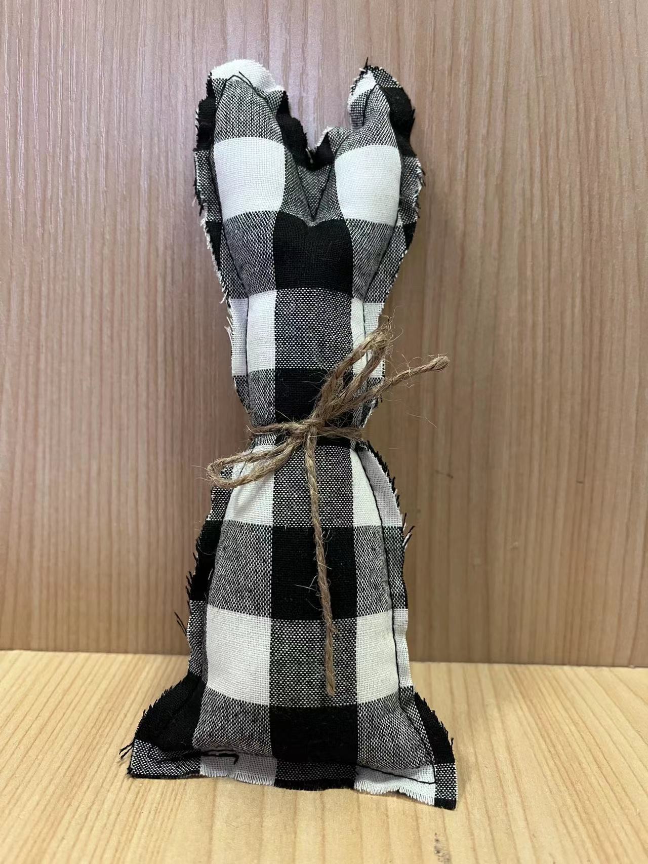 2cm Black And White Plaid