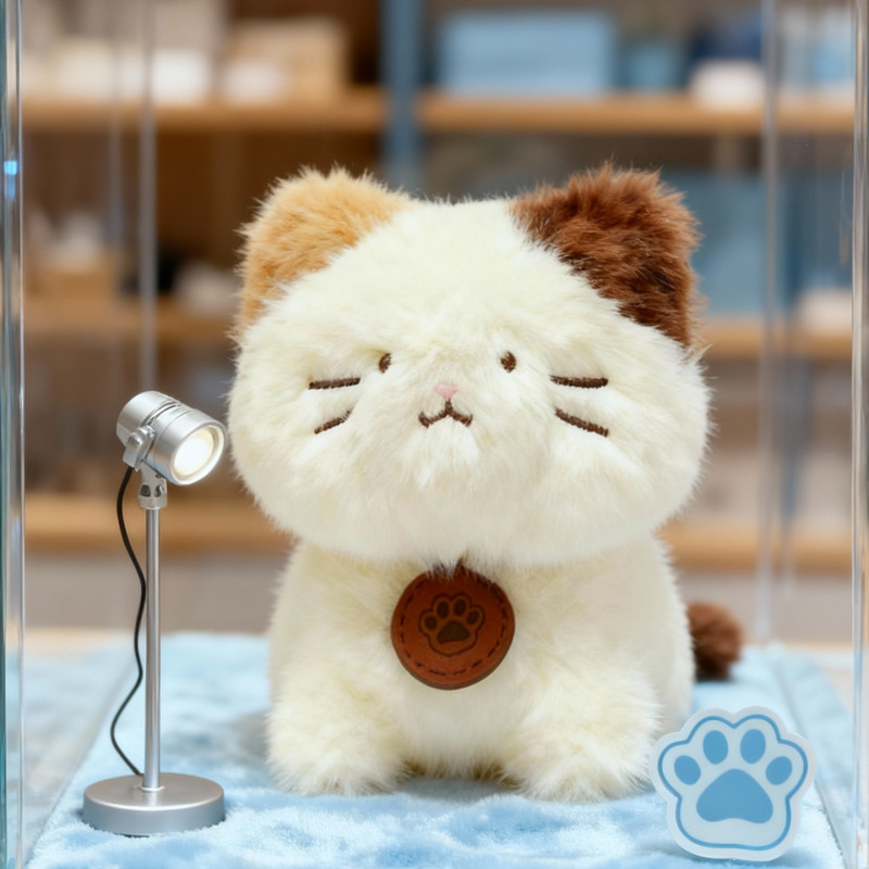 Cute Squeezeable Little Animals Calico Cat And Dachshund Doll