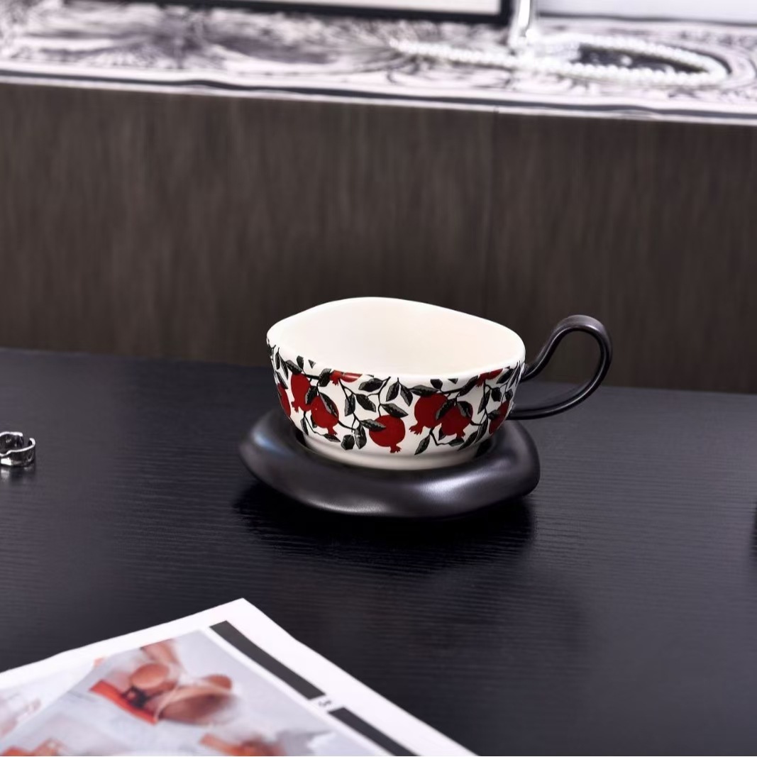Good looking Antique Style Coffee Cup High end Exquisite Black - Shop at LoveMi
