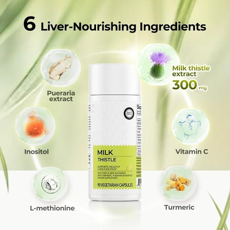 Edible Milk Thistle Capsules 90 Particles