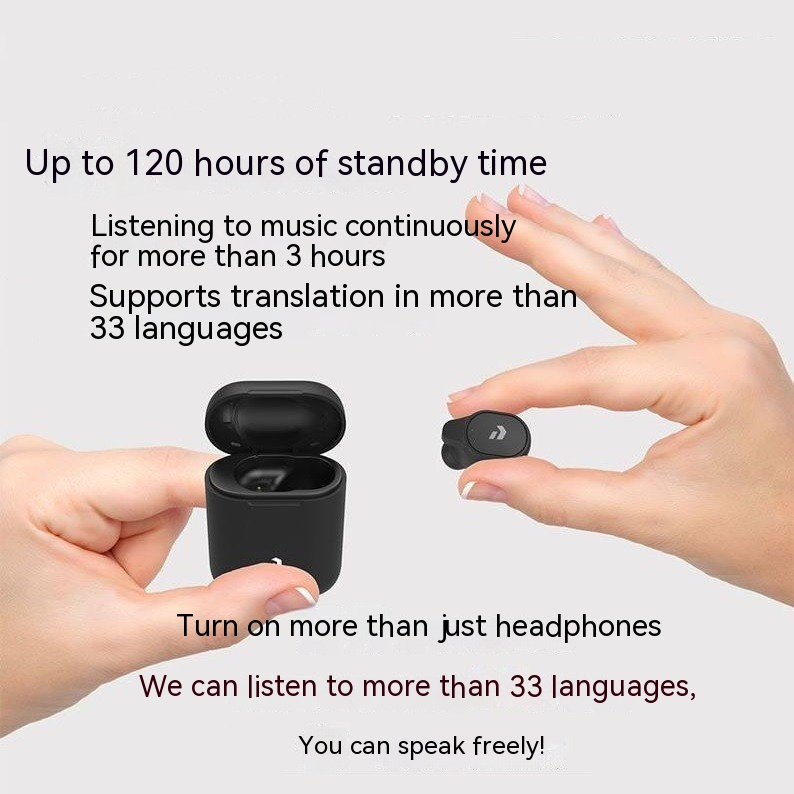 Instant Translation Wireless Bluetooth Headset 50 Mutual Translation In-ear - Image 6