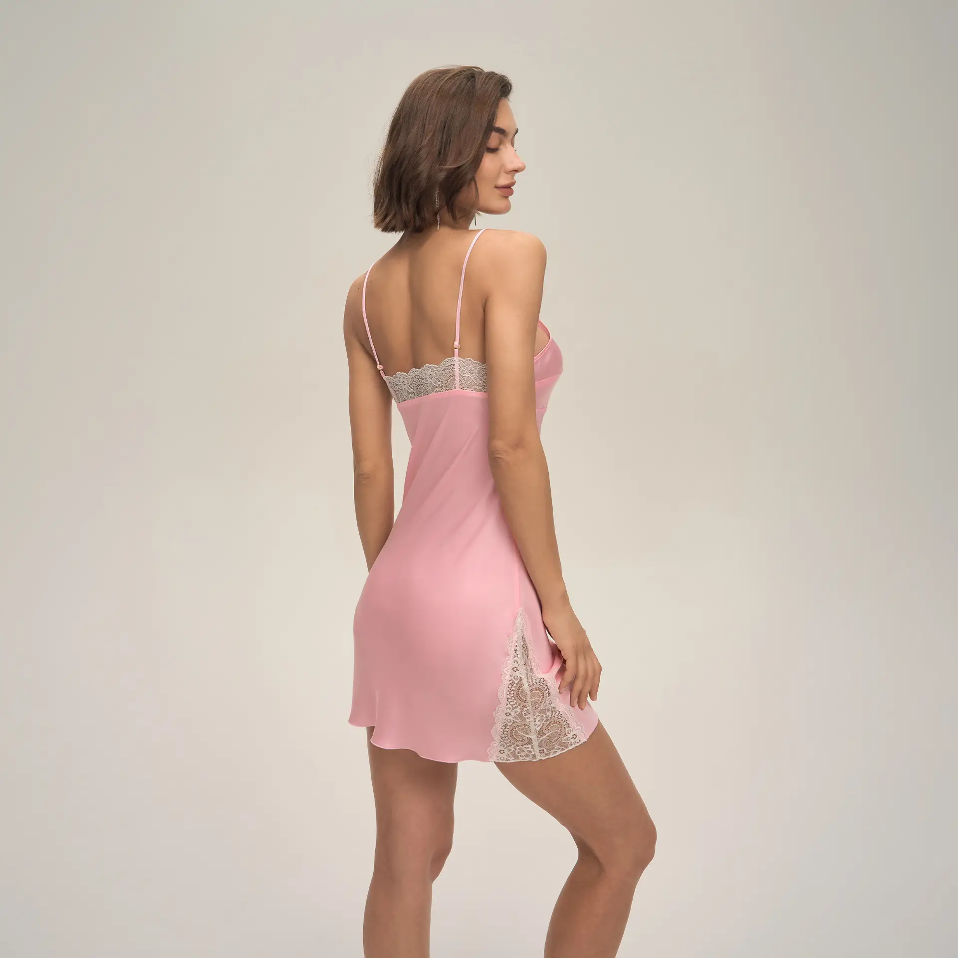 Satin Chiffon Camisole Nightdresscasual, Comfortable Loungewear