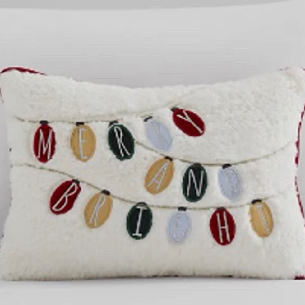 Christmas Lights Waist Pillow