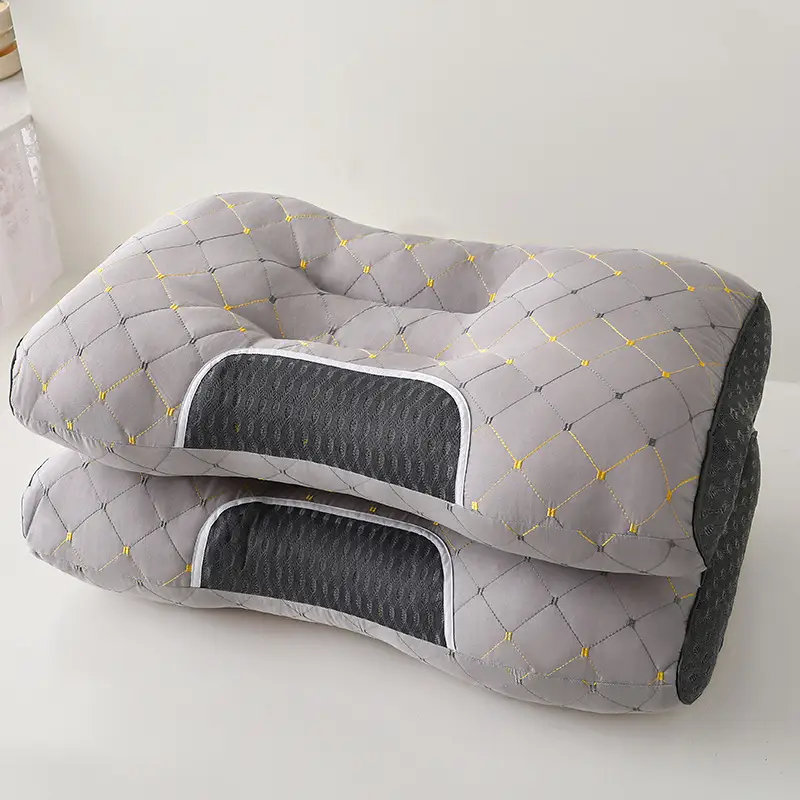 Ergonomic Neck Support Pillow for Sleeping, Washable Bedding Insert