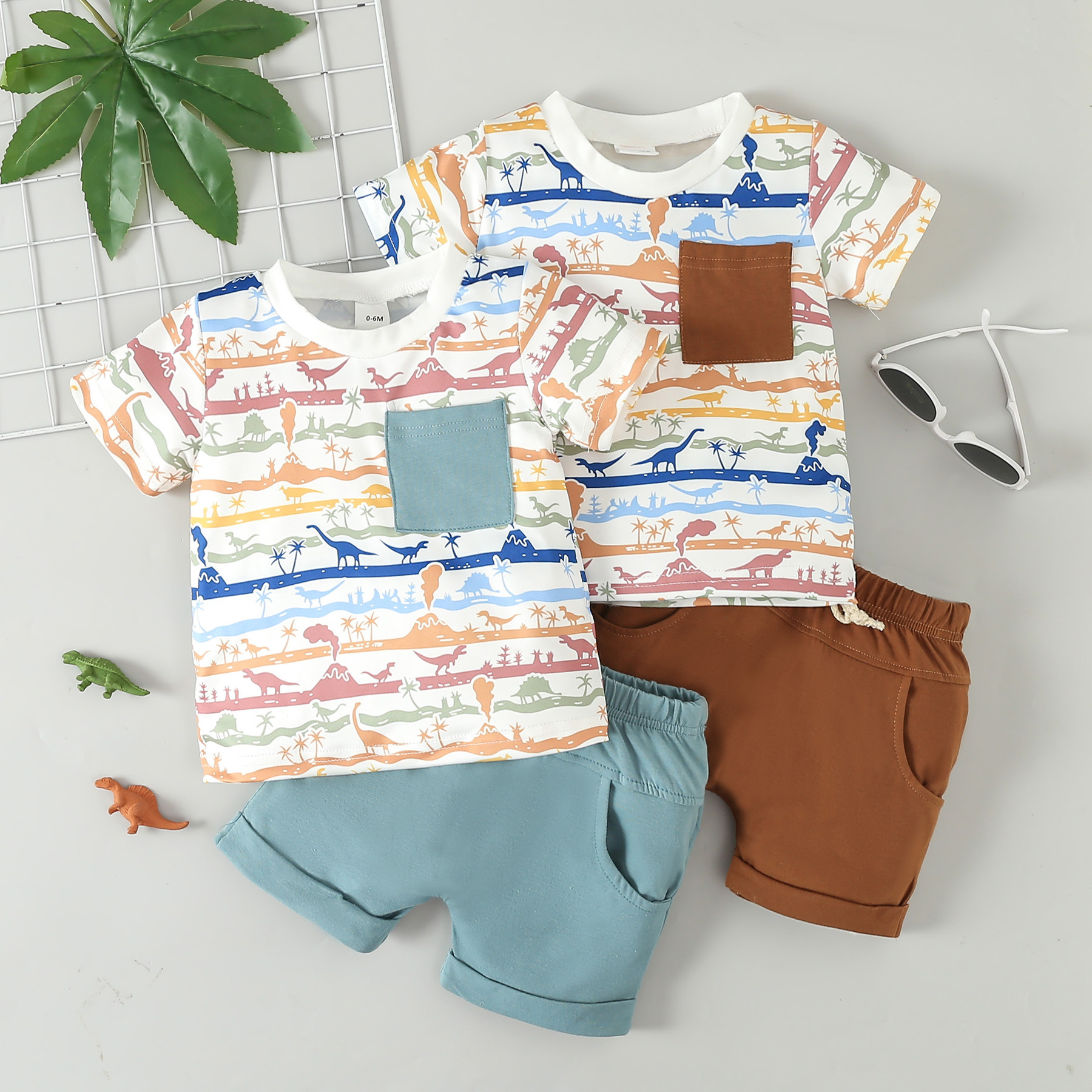 Title 14, Short Sleeve Stitching Pocket T-shirt and Casua...