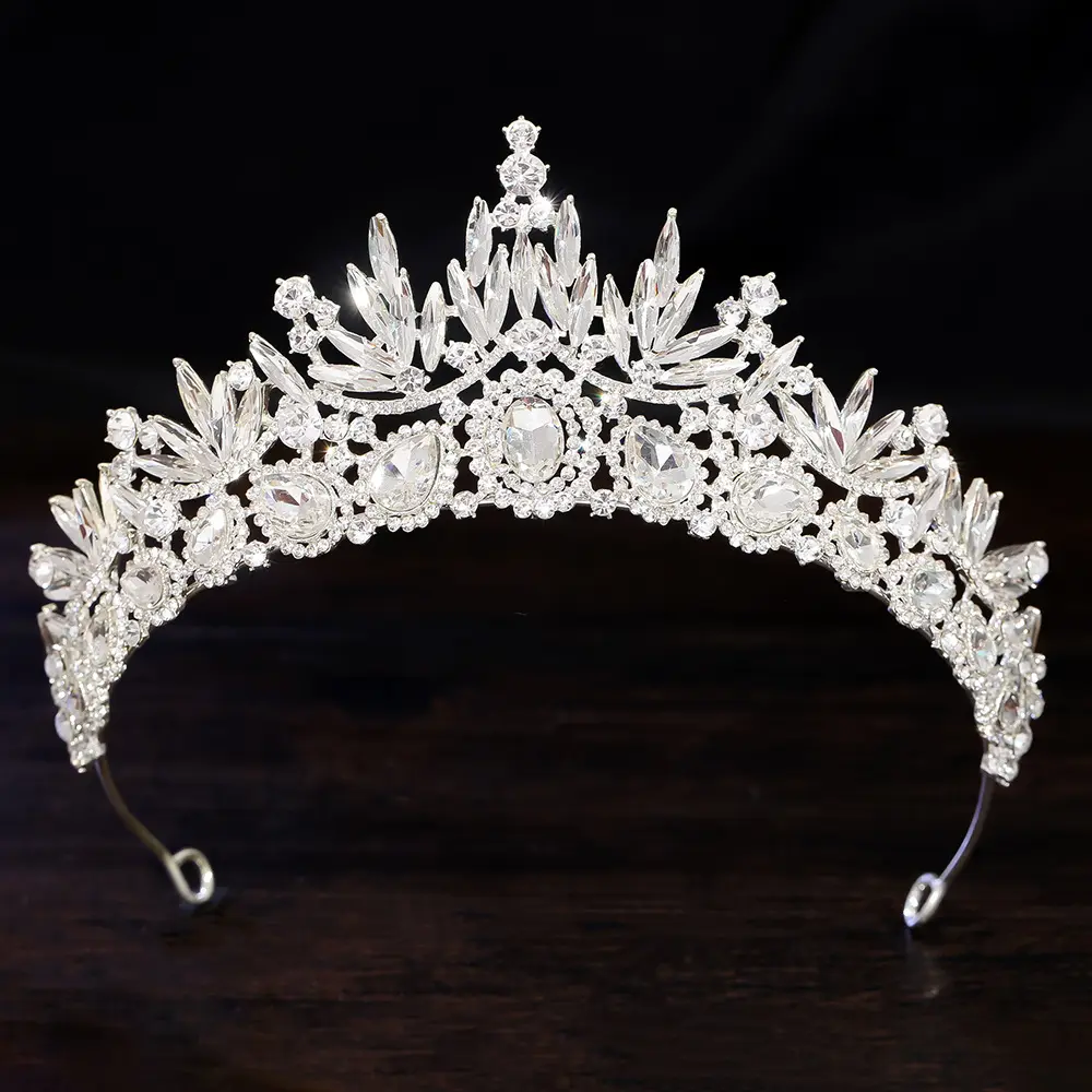 Crown Headdress Princess Girls' Crystal