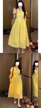 Womens A-line Shirt Fashionable Casual Dress