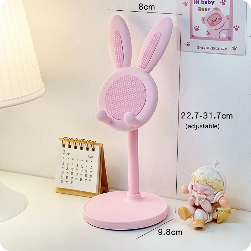 Cartoon Bunny Desktop Phone Tablet Adjustable Bracket