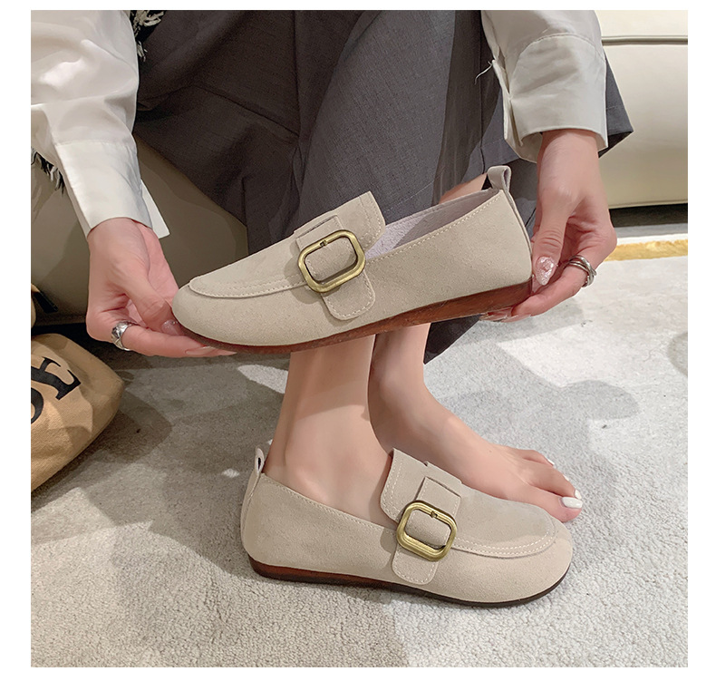 Title 15, Retro Slip-on Shallow Mouth Flat Casual Shoes