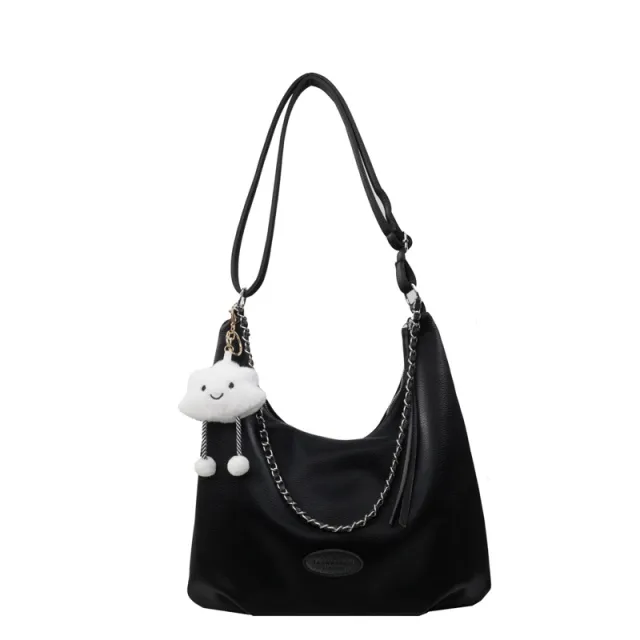 Student Class Large Capacity Bag Shoulder Crossbody Black - Shop at LoveMi